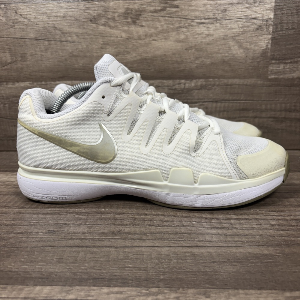 Nike Vapor 9.5 Tour White Gray Womens US Size 8 EUR 39 631475-101 Sneakers